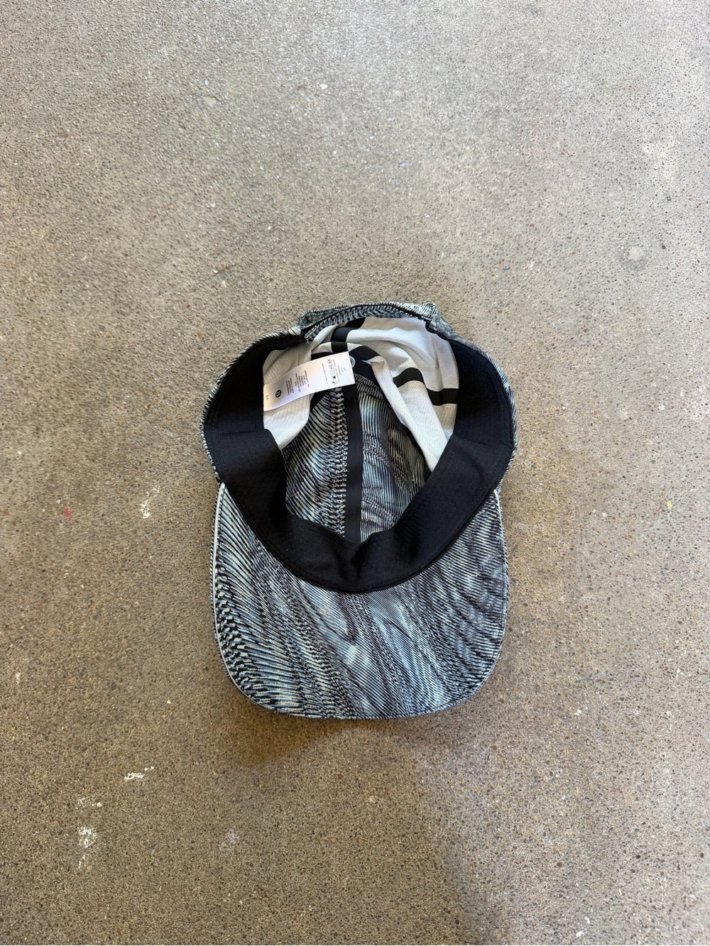 Lululemon Fast and Free Womens Run Hat Dimensional Icing Blue Multi OS Training - Picture 4 of 7